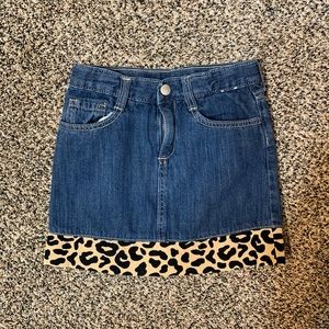 gymboree jean skirt